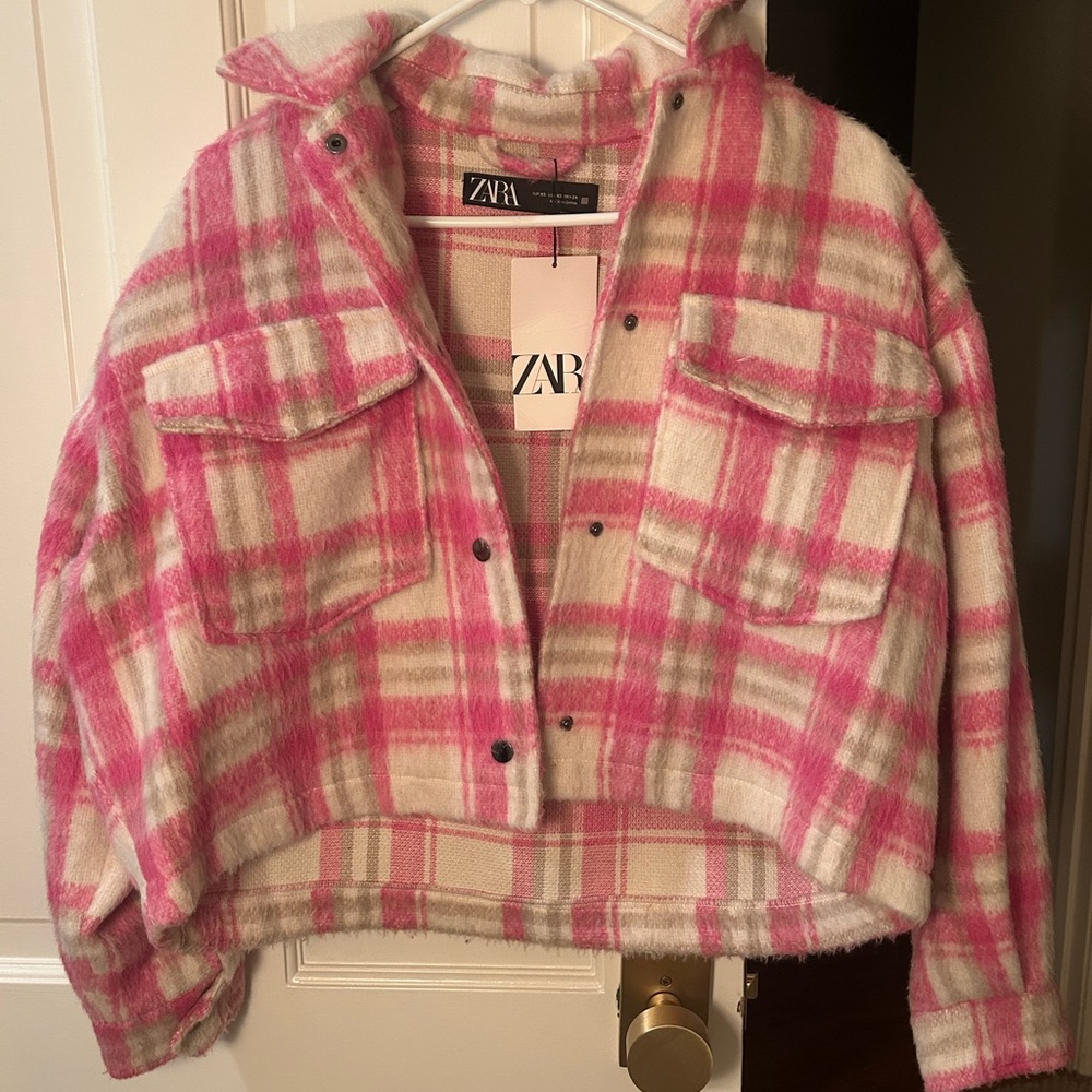 NWT Pink Zara Jacket SIZE XS